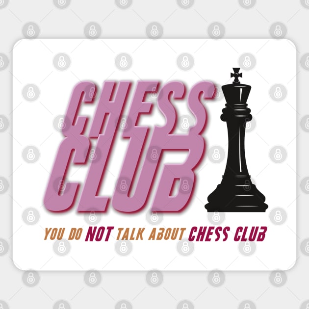 Chess Club Magnet by CuriousCurios